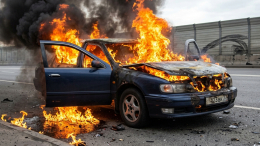 Спастись на ощупь: как выбраться из горящей машины, когда счет идет на секунды