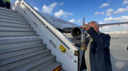 Самолет российской делегации с Благодатным огнем вылетел из Тель-Авива в Москву