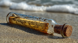На побережье Новой Зеландии нашли бутылку с посланием 22-летней давности