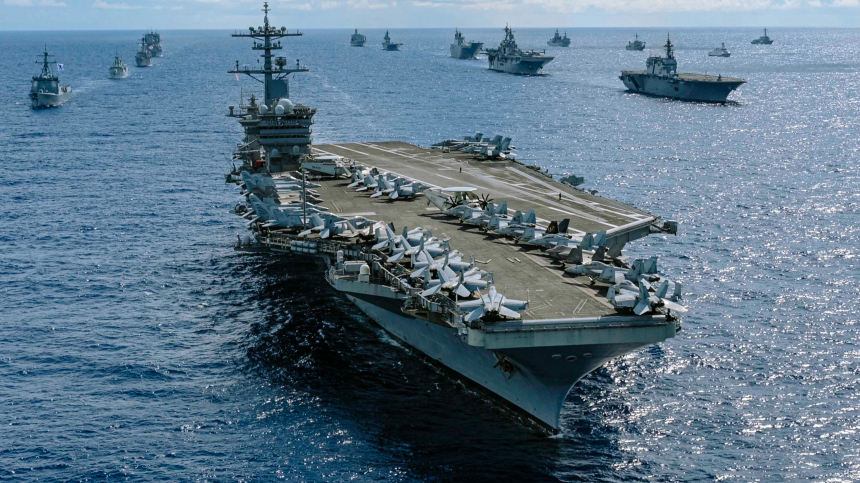 На американском авианосце Abraham Lincoln заканчивается еда