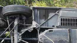 Автобус с иностранцами опрокинулся в Забайкалье: один человек погиб