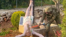 Солдату ЦАХАЛ грозит арест за повреждение статуи Христа в Ливане