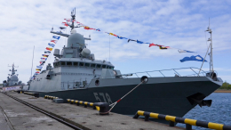 Малый ракетный корабль «Буря» торжественно приняли в состав ВМФ России