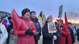Жители Забайкалья встретили «Рассвет Победы» на Титовской сопке