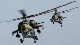 Вертолет Ми-28нм на боевом задании. Лучшее видео из зоны СВО