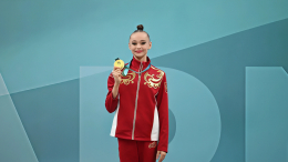 Гимнастка Заикина взяла золото в упражнении с лентой на чемпионате Европы