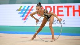 Гимнастка Ильтерякова взяла золото в упражнении с обручем на чемпионате Европы