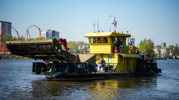 Стражи воды: как коммунальный флот поддерживает чистоту московских рек