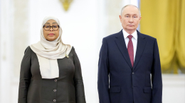 Путин встретился в Кремле с президентом Танзании Самией Сулуху Хасан