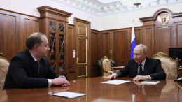 Путин встретился с главой ОСК Андреем Пучковым