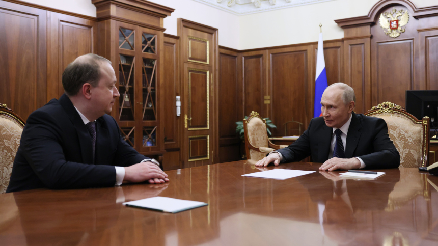 Путин встретился с главой Минобрнауки Фальковым в Кремле