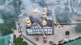 Украина намерена использовать кадры пожара в Киево-Печерской лавре для срыва переговоров
