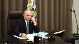 Ушаков: беседа Путина и Трампа состоялась по инициативе Вашингтона