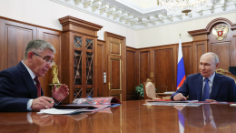 Владимир Путин провел встречу с губернатором Тульской области