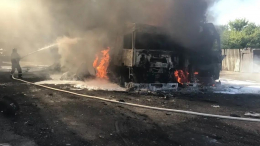 При ударе беспилотника по автобусу в городе Шебекино погибли пять человек