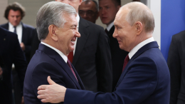 Путин поздравил Мирзиёева с днем рождения