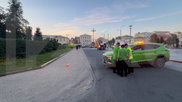 Появились первые кадры после взрыва в кафе на Кудринской площади в Москве