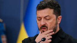 Фанаты «Црвены Звезды» развернули баннер против визита Зеленского в Сербию