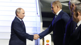 Путин прибыл с визитом в Новосибирск