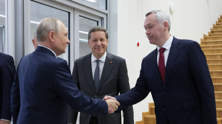 Владимир Путин встретился с главой Новосибирской области Андреем Травниковым