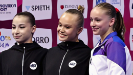 Российские гимнастки стали чемпионками Европы в командном многоборье