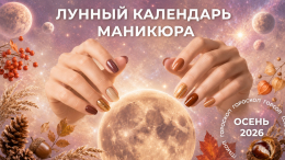 Лунный календарь маникюра на осень 2026 года: лучшие даты сентября, октября и ноября