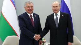 Стратегическое партнерство: Путин обратился к президенту Узбекистана Мирзиёеву