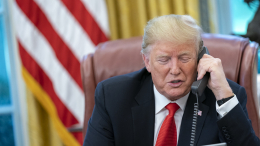 «У нас состоялась отличная беседа»: Дональд Трамп о звонке с Владимиром Путиным