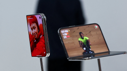 Apple представила первый iPhone раскладушку