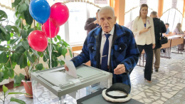 Столетний ветеран ВОВ проголосовал на выборах в Кемерове