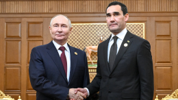 Путин поздравил президента Туркменистана Бердымухамедова с днем рождения