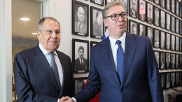 Лавров передал Вучичу пожелания от Путина на встрече в Нью-Йорке
