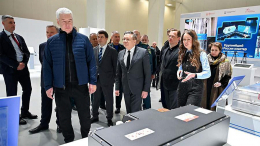 Путин, Собянин и Лихачев открыли московский кластер электробатарей