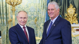 Президент Кубы Диас-Канель поздравил Путина с днем рождения