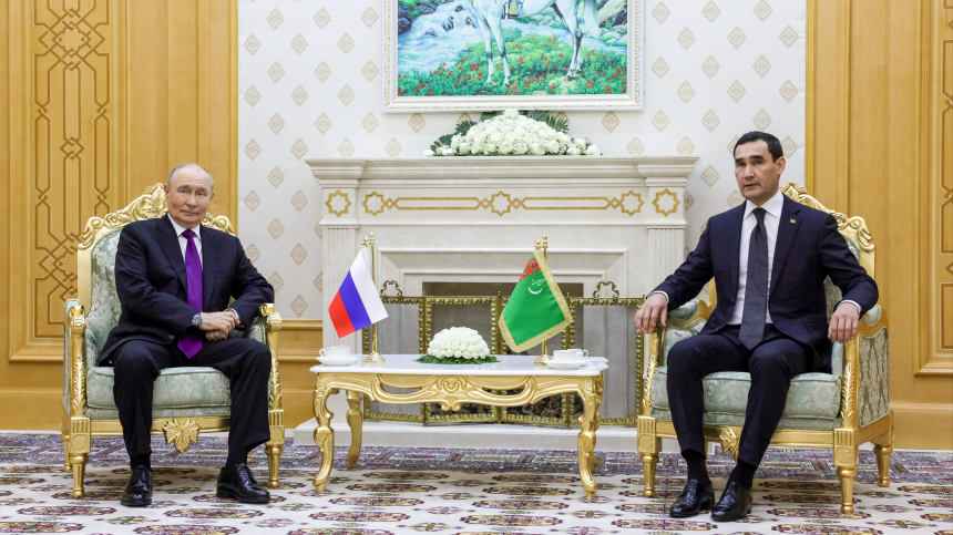 В Кремле раскрыли тему встречи Путина с президентом Туркменистана