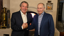 «Старый друг»: Путин отметил день рождения вместе со Шредером