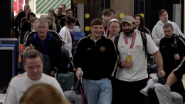 Российские дзюдоисты триумфально вернулись в Москву с чемпионата мира в Баку