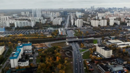 Собянин: новый путепровод над Южной рокадой в Москве достроят до конца года